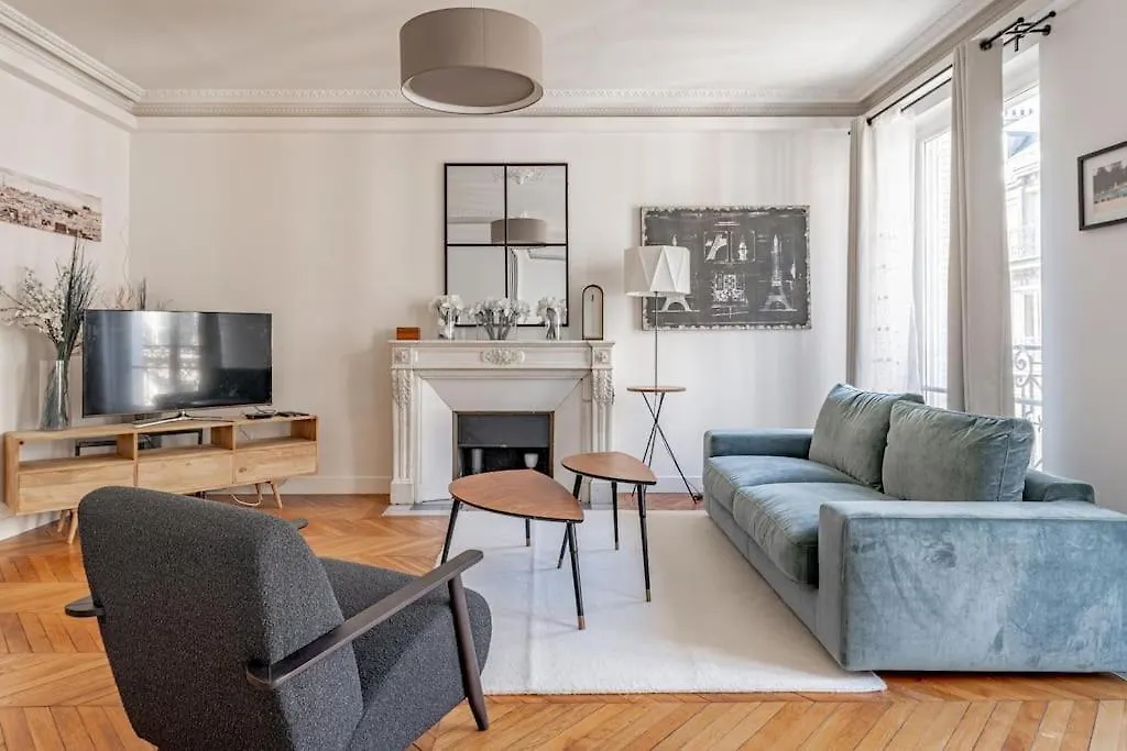 Stylish Flat 2 Bedr By Champs Elysees Paris Lägenhet